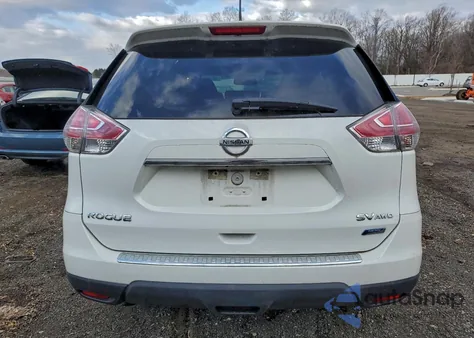 2014 Nissan Rogue S из США, поврежденный, VIN 5N1AT2MV1EC750747